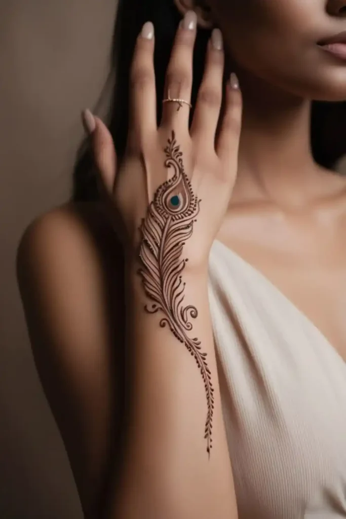 Arabic Design Finger Mehndi Designs