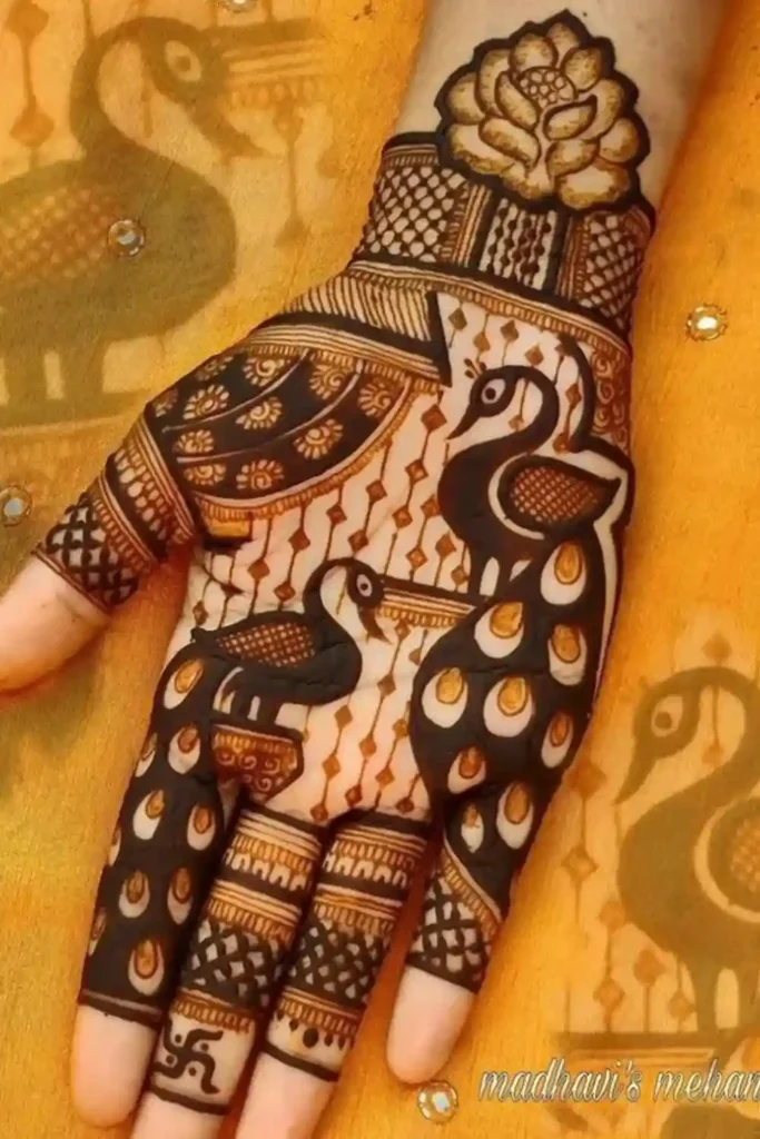 Peacock Circle Pattern 
