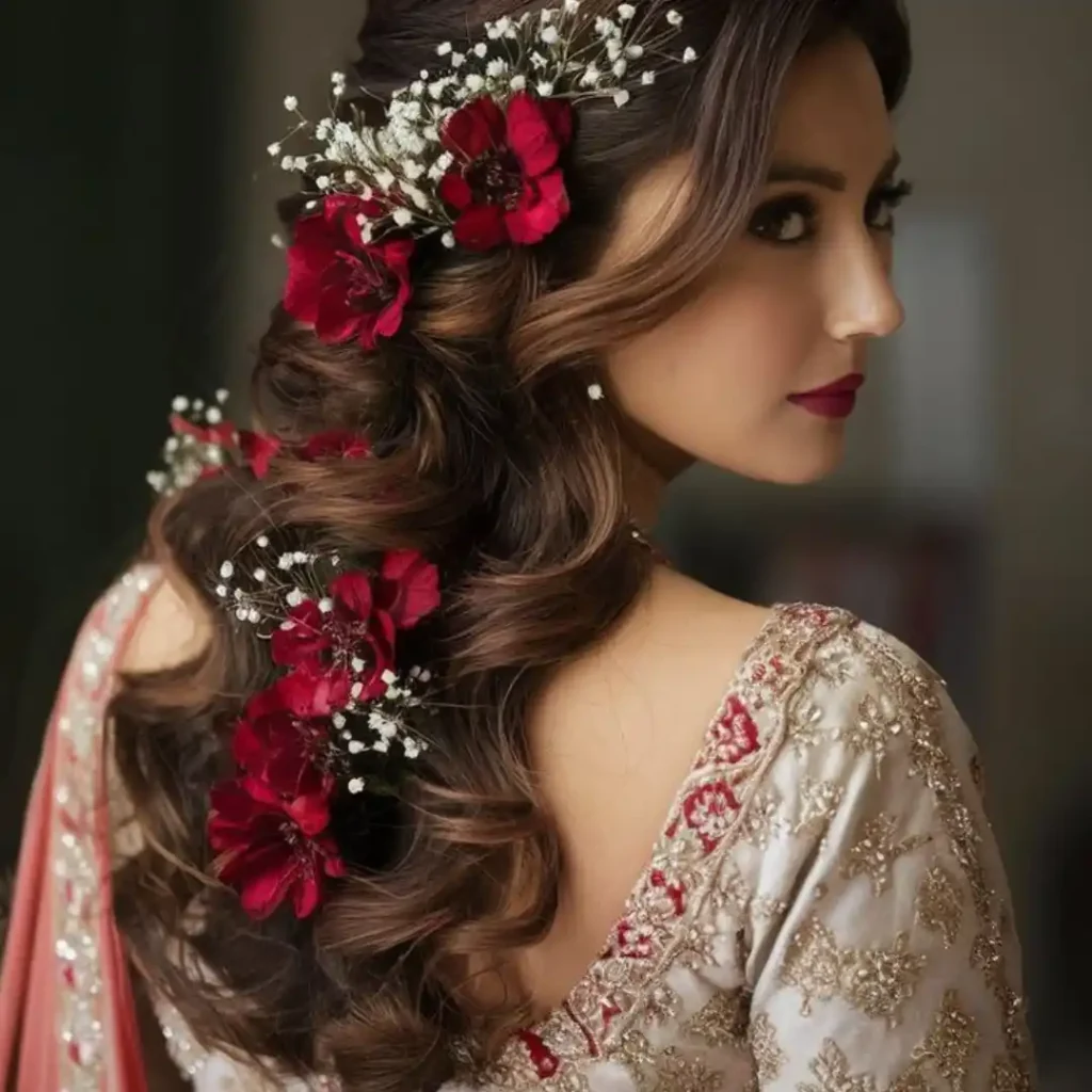 Flower Adorned Updo