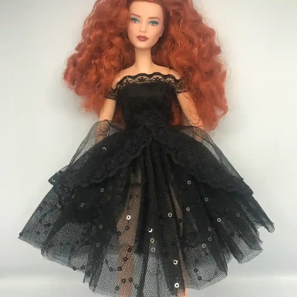 Midnight Black Sequin Gown