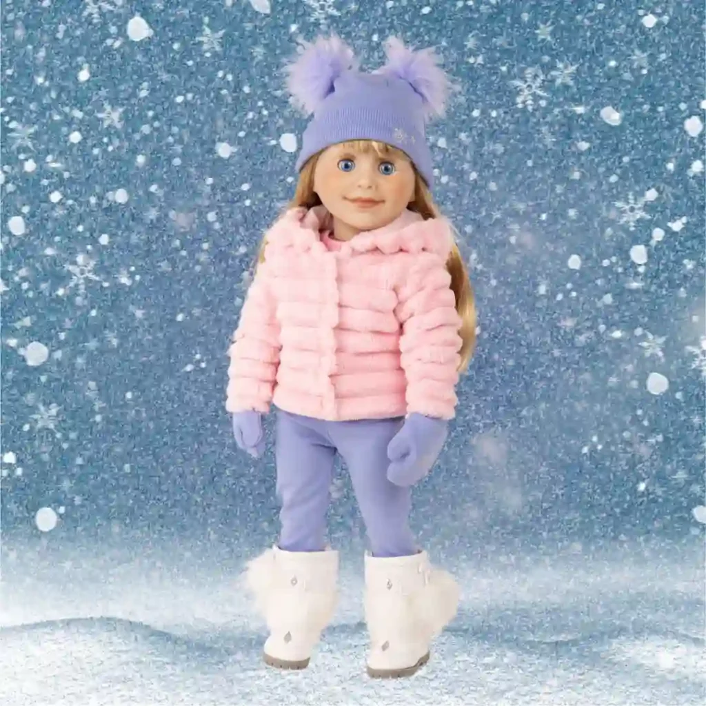 Winter Fur Jacket Set