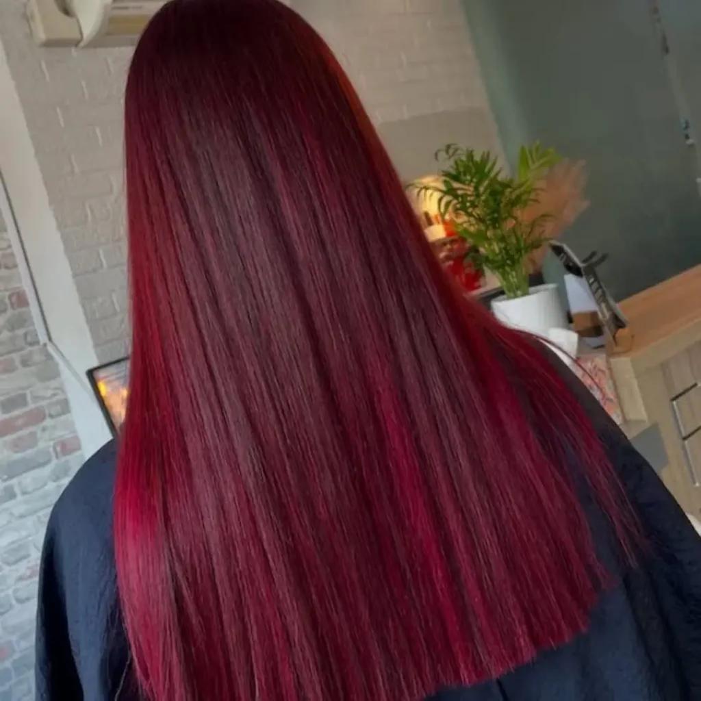 Cherry Red Hair Color For Women