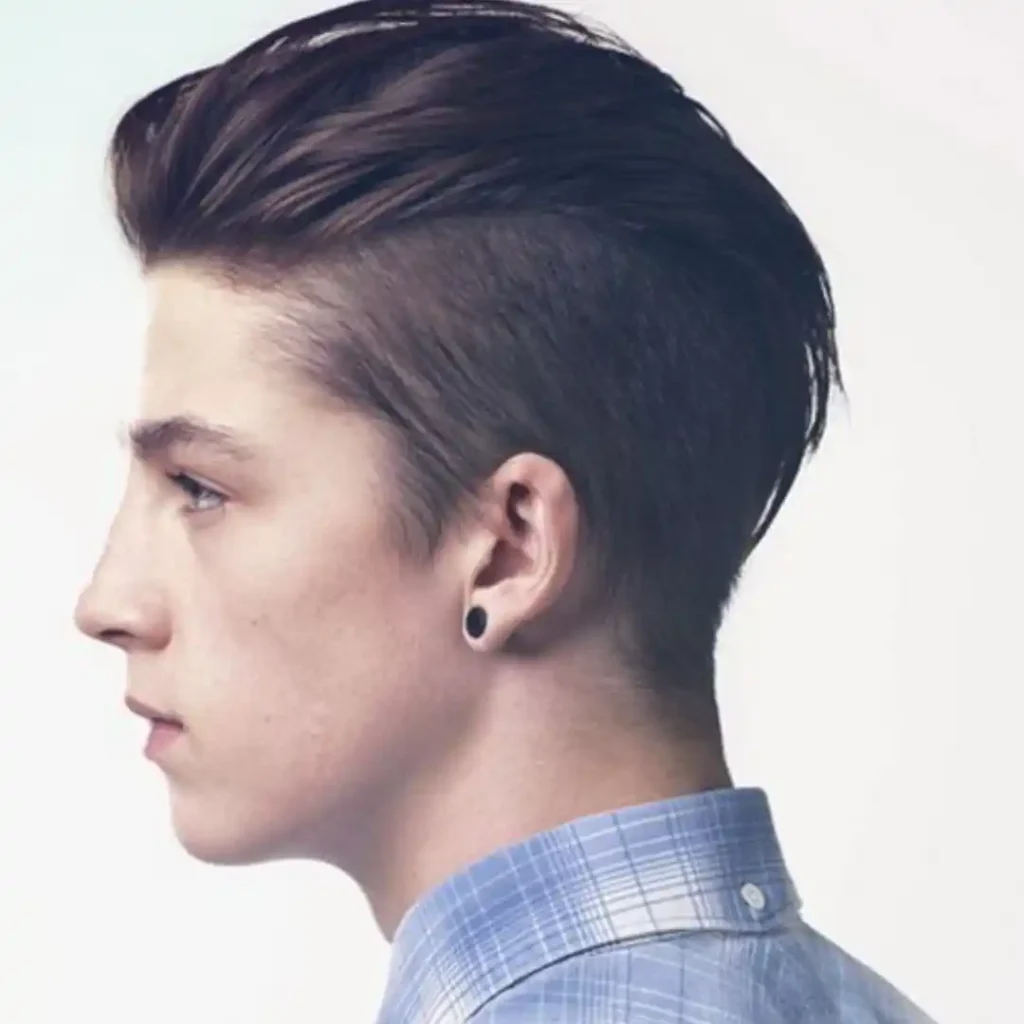 Pompadour Male Hair Cutting Style