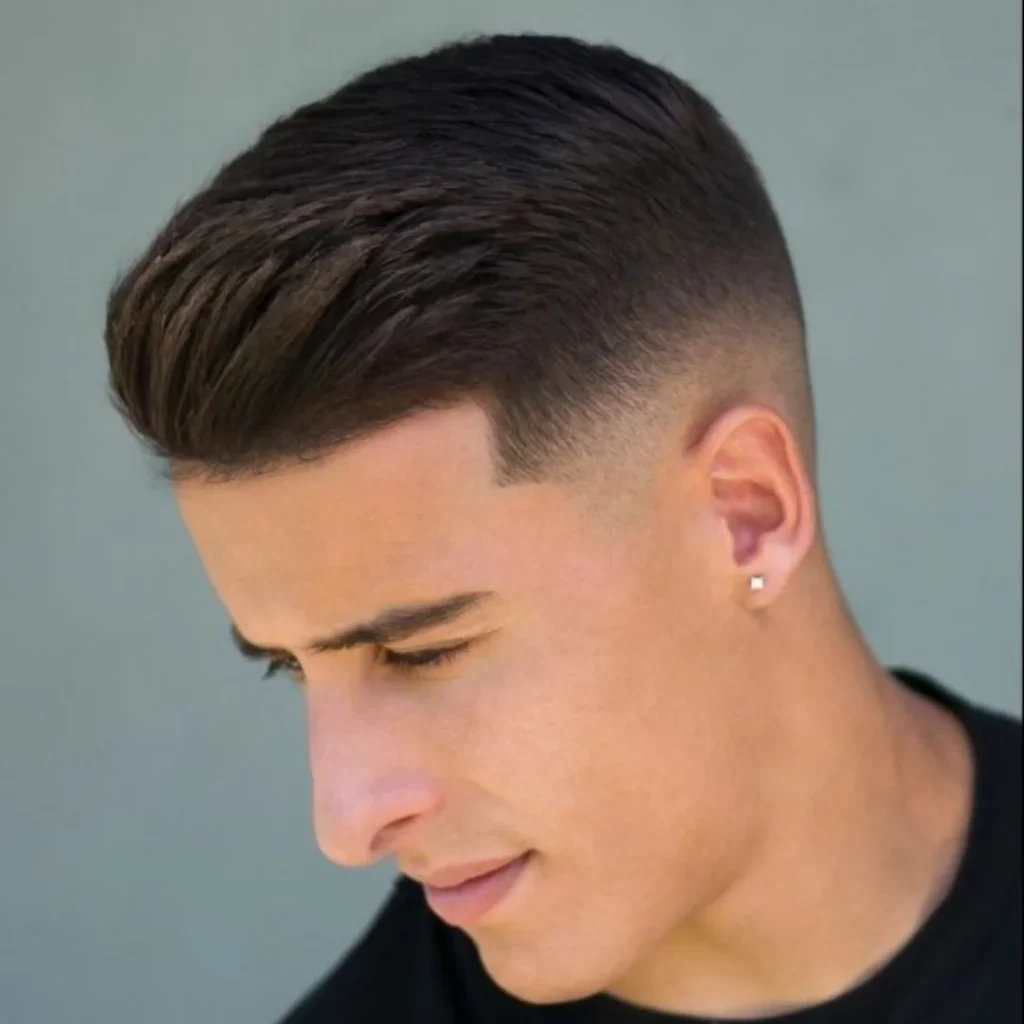 Mid Fade Combover Haircut
