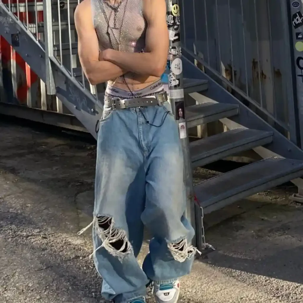 Unique Y2K Denim Outfits For Men