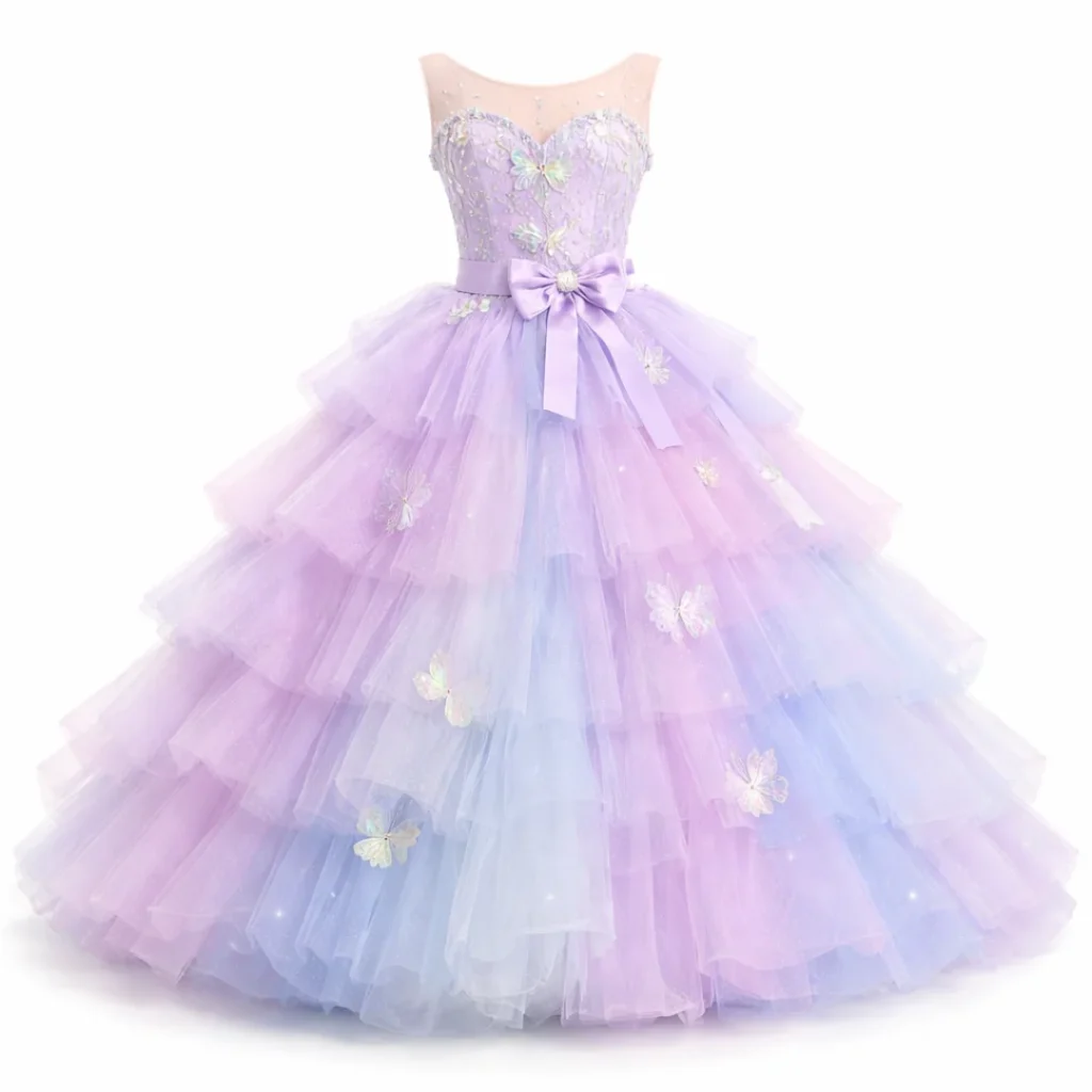 Layered Tulle Princess Dress
