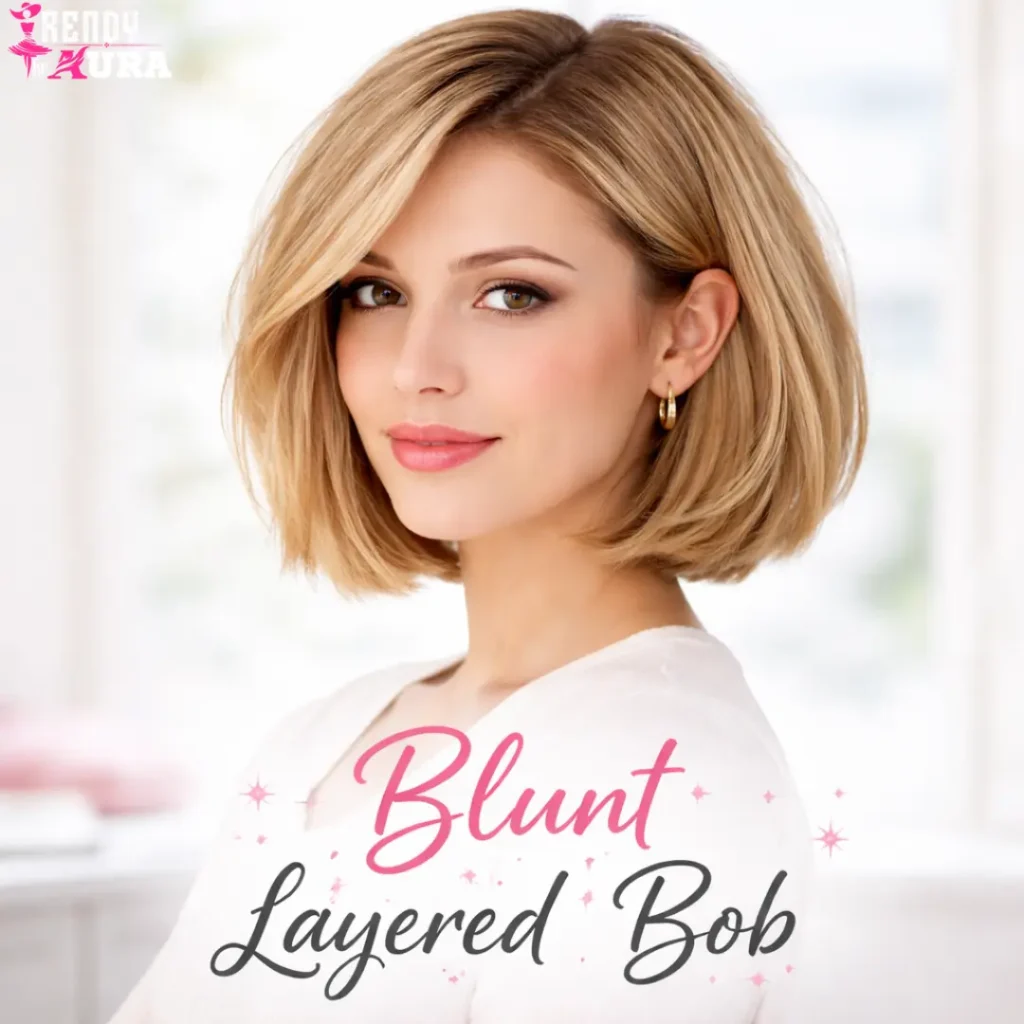 Blunt Layered Bob