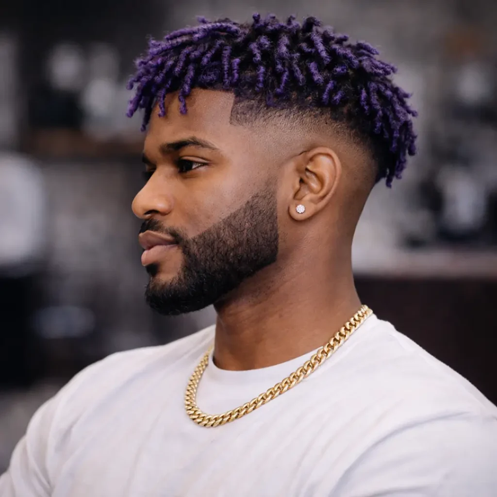 Low Taper Fade with Design
