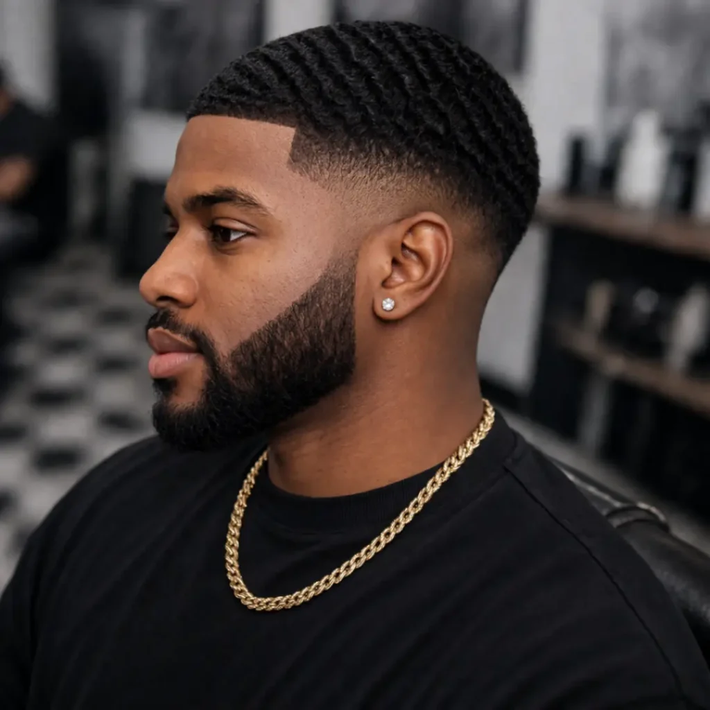 Low Taper Fade with Short Hair