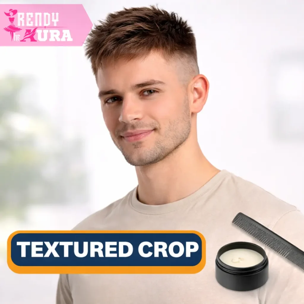 Textured Crop Short Simple Mens Haircuts