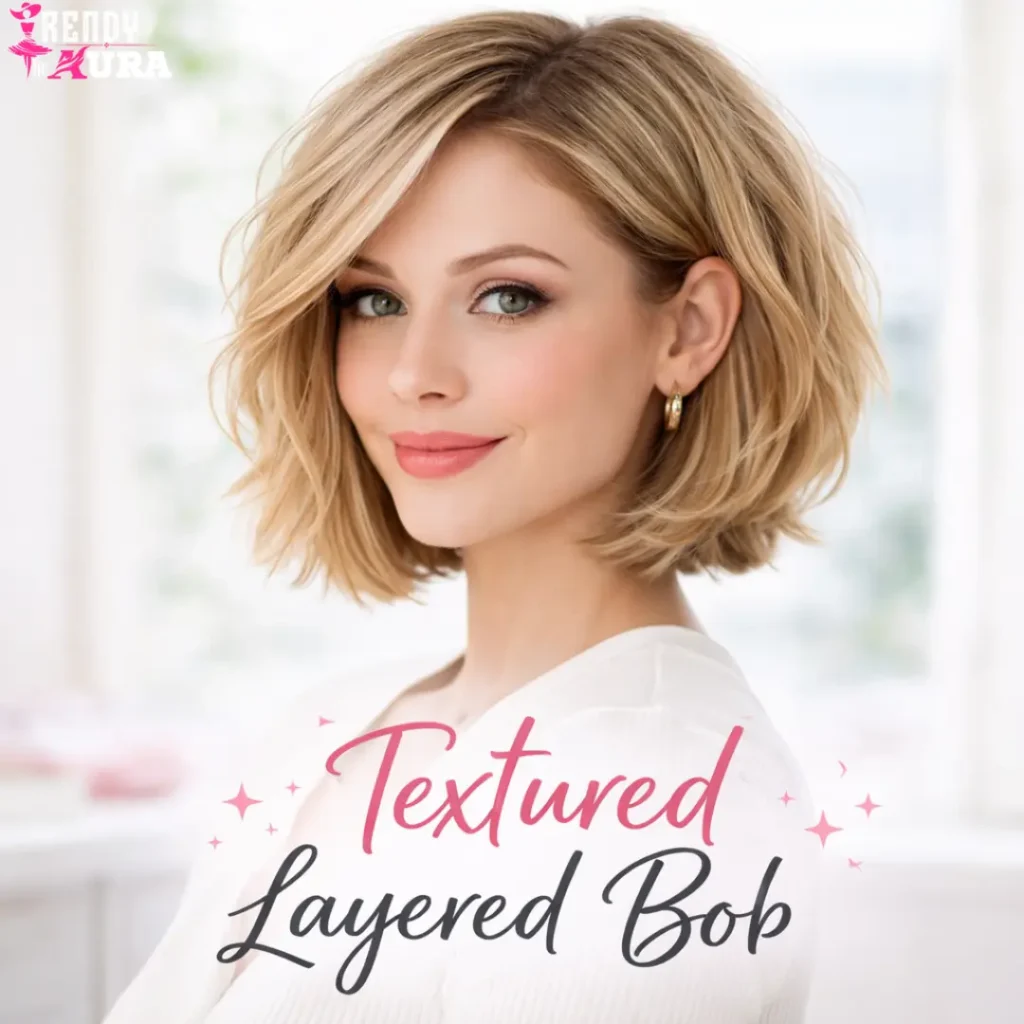Textured Layered Bob
