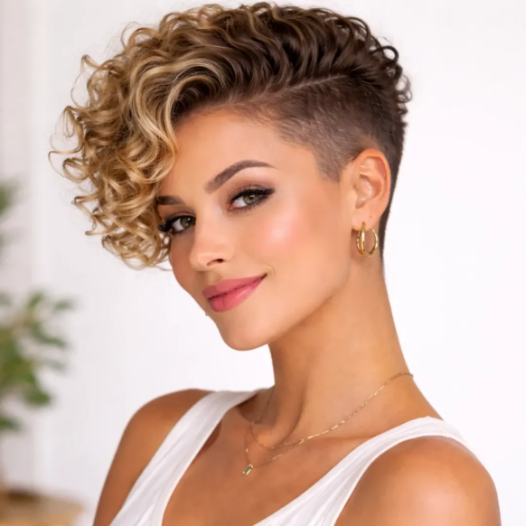 Curly Undercut