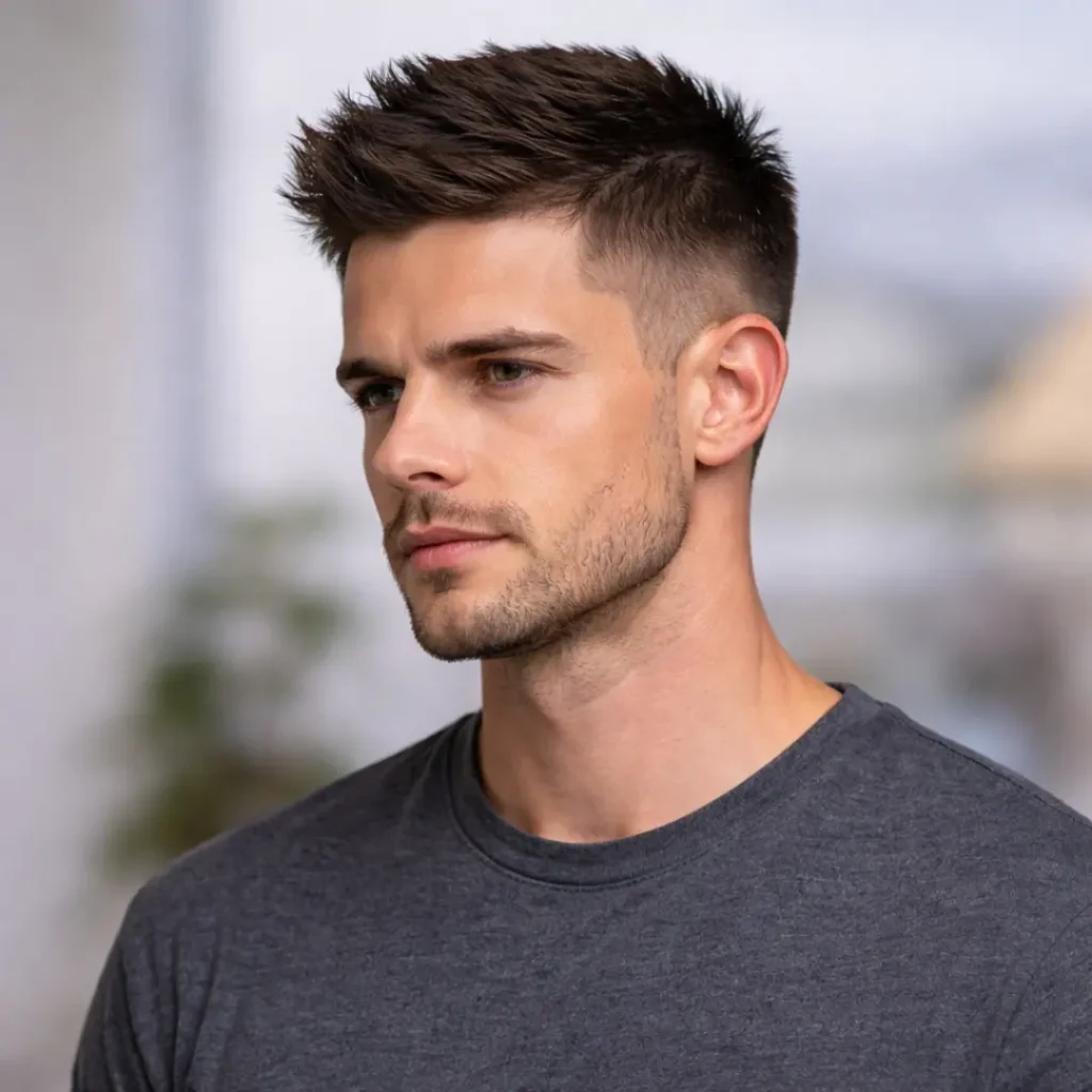 The Quiff with Tapered Sides