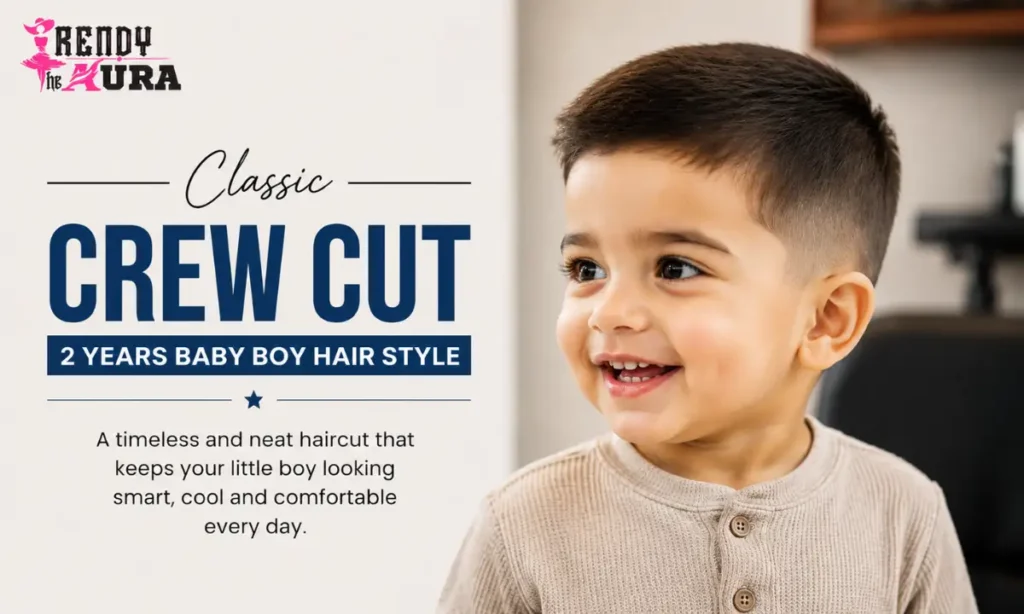 Classic Crew Cut-Baby boy hair style 2 years