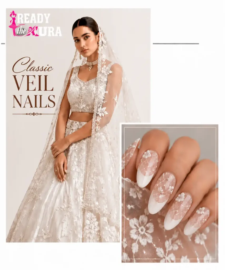 Classic Veil Nails