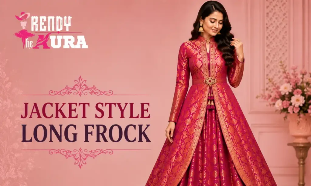 Jacket Style Long Frock