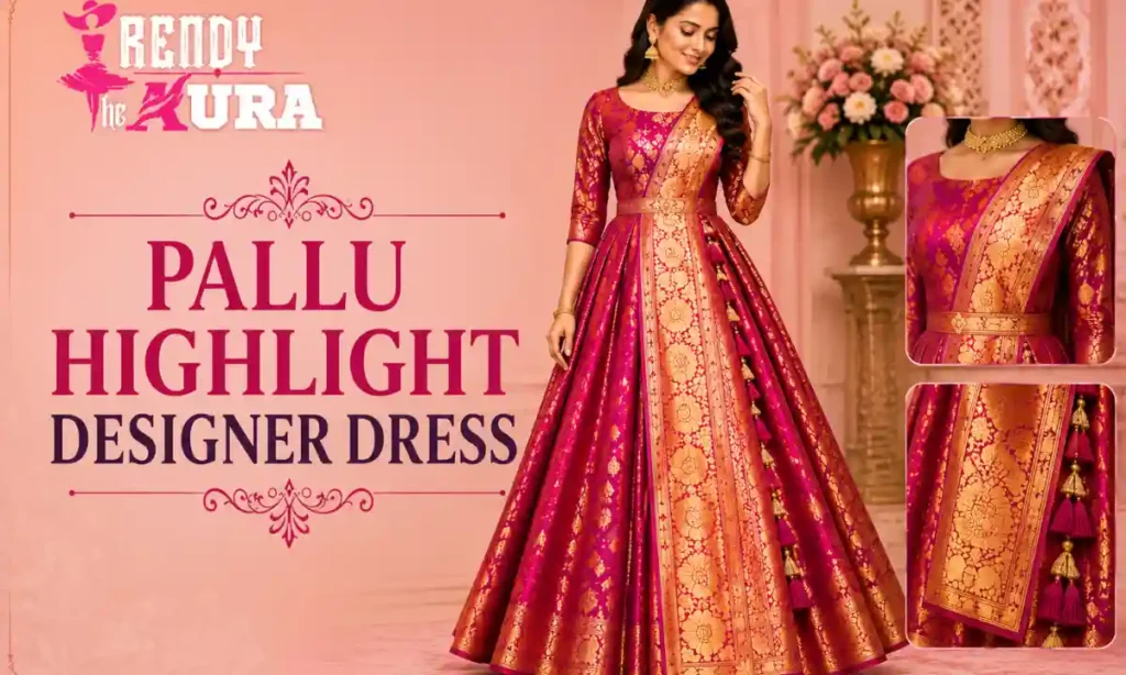 Pallu Highlight Designer Dress