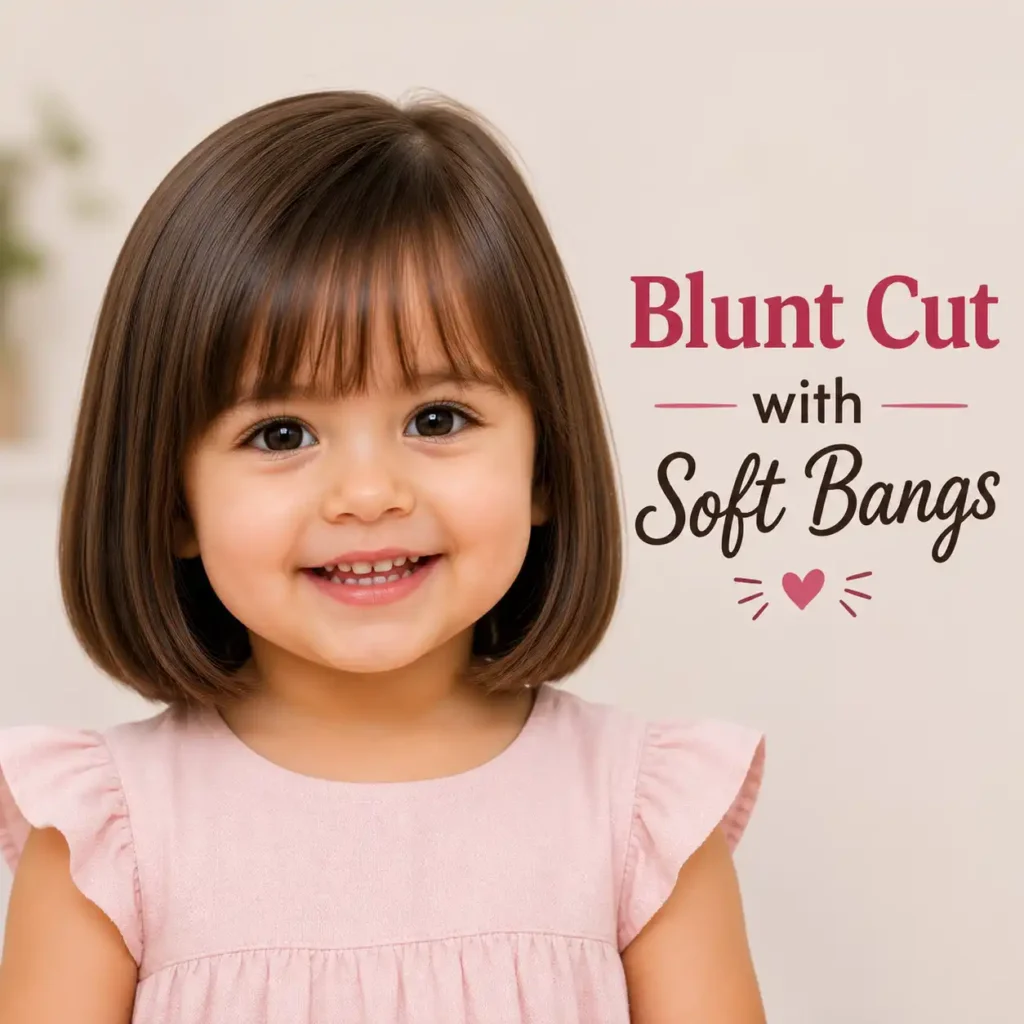 Blunt Cut with Soft Bangs