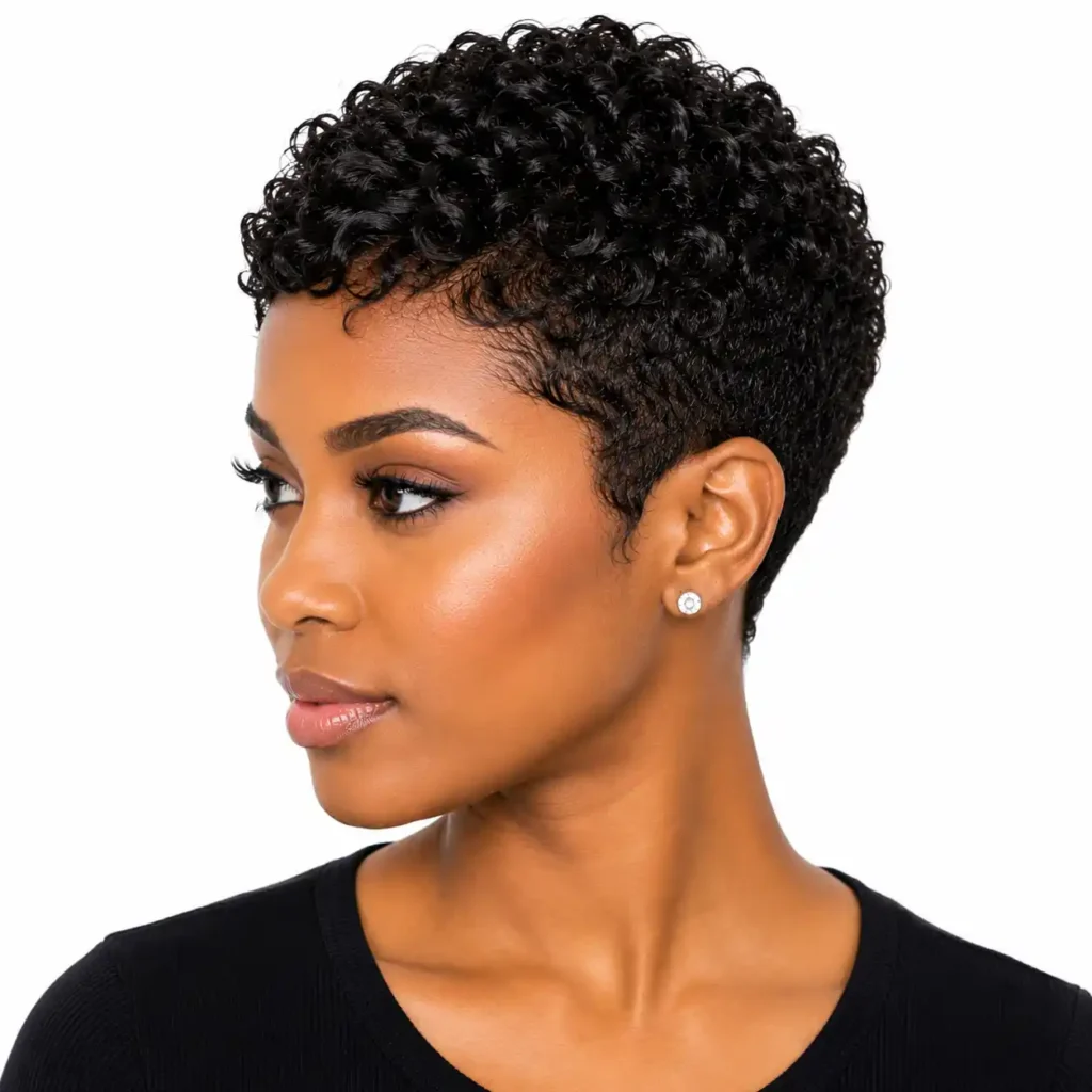 Curly Pixie Cut