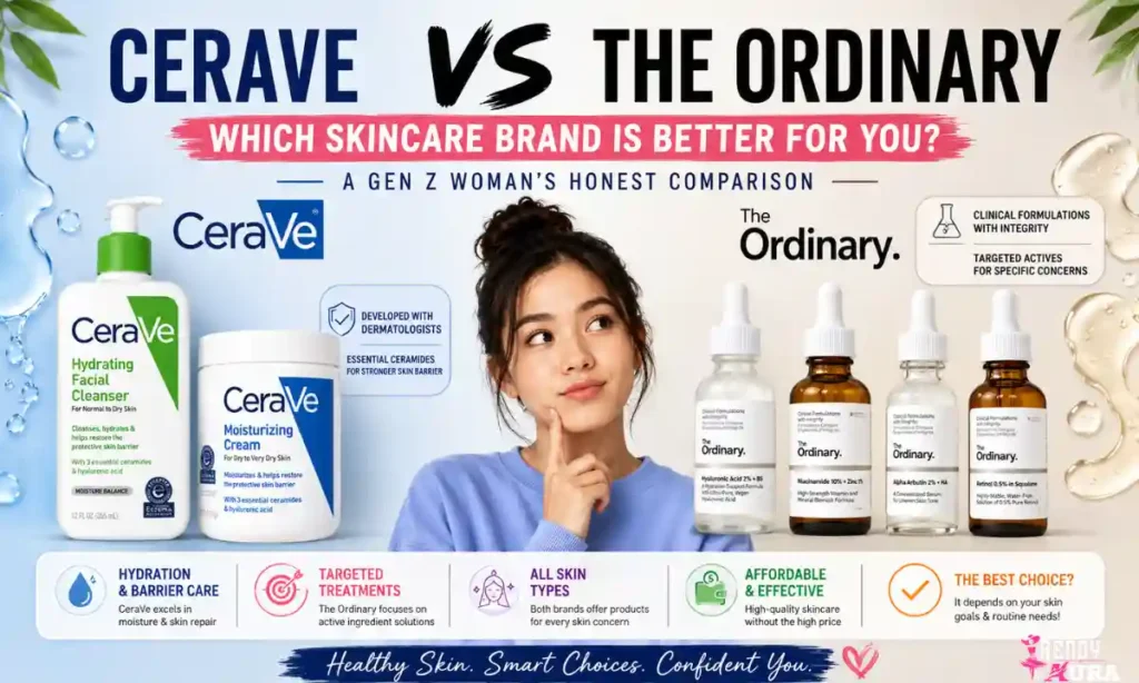I Am a Gen Z Woman. How Does CeraVe Compare to The Ordinary in Terms of Skincare Effectiveness
