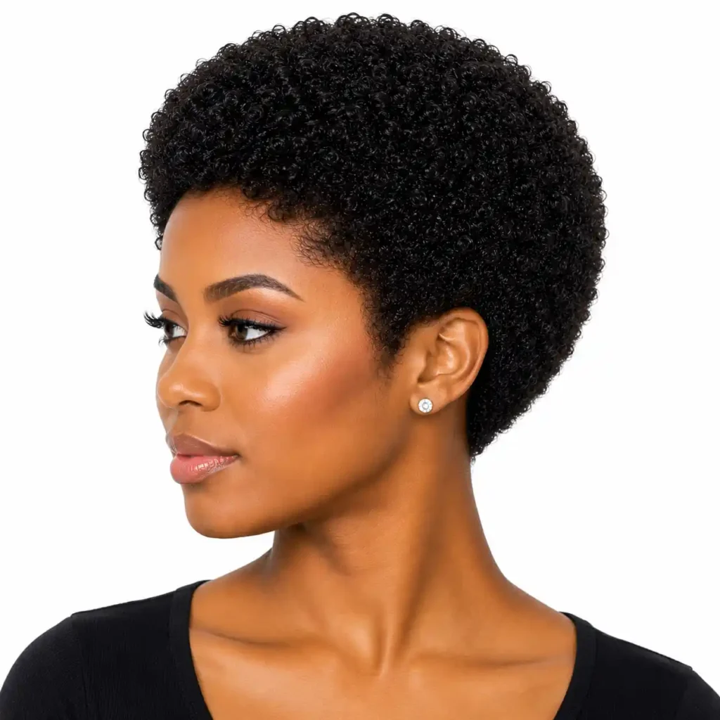 Rounded Afro