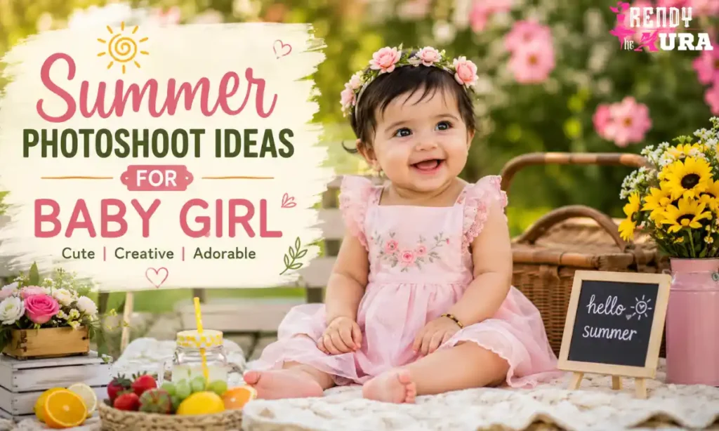 Summer Photoshoot Ideas for Baby Girl