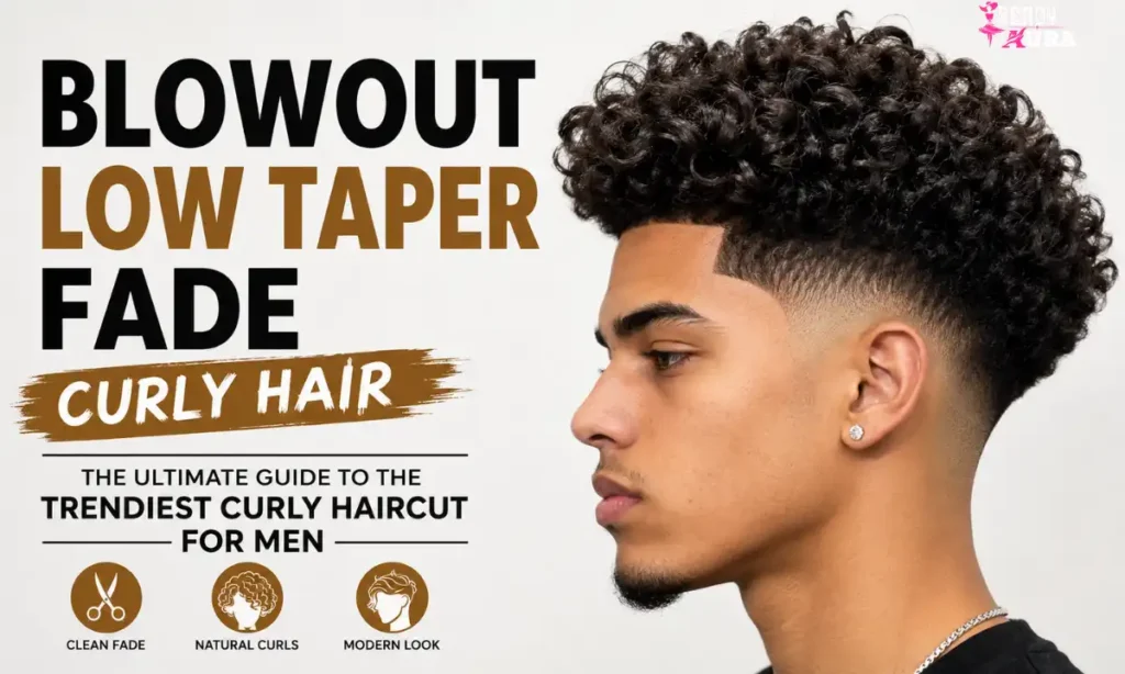 blowout low taper fade curly hair