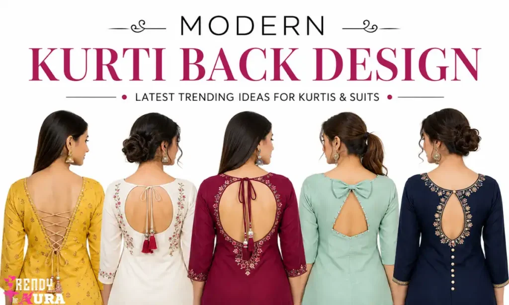 Modern Kurti Back Design