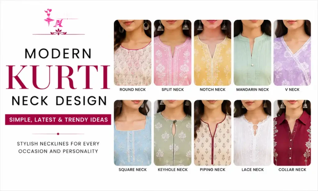 Modern Kurti Neck Design