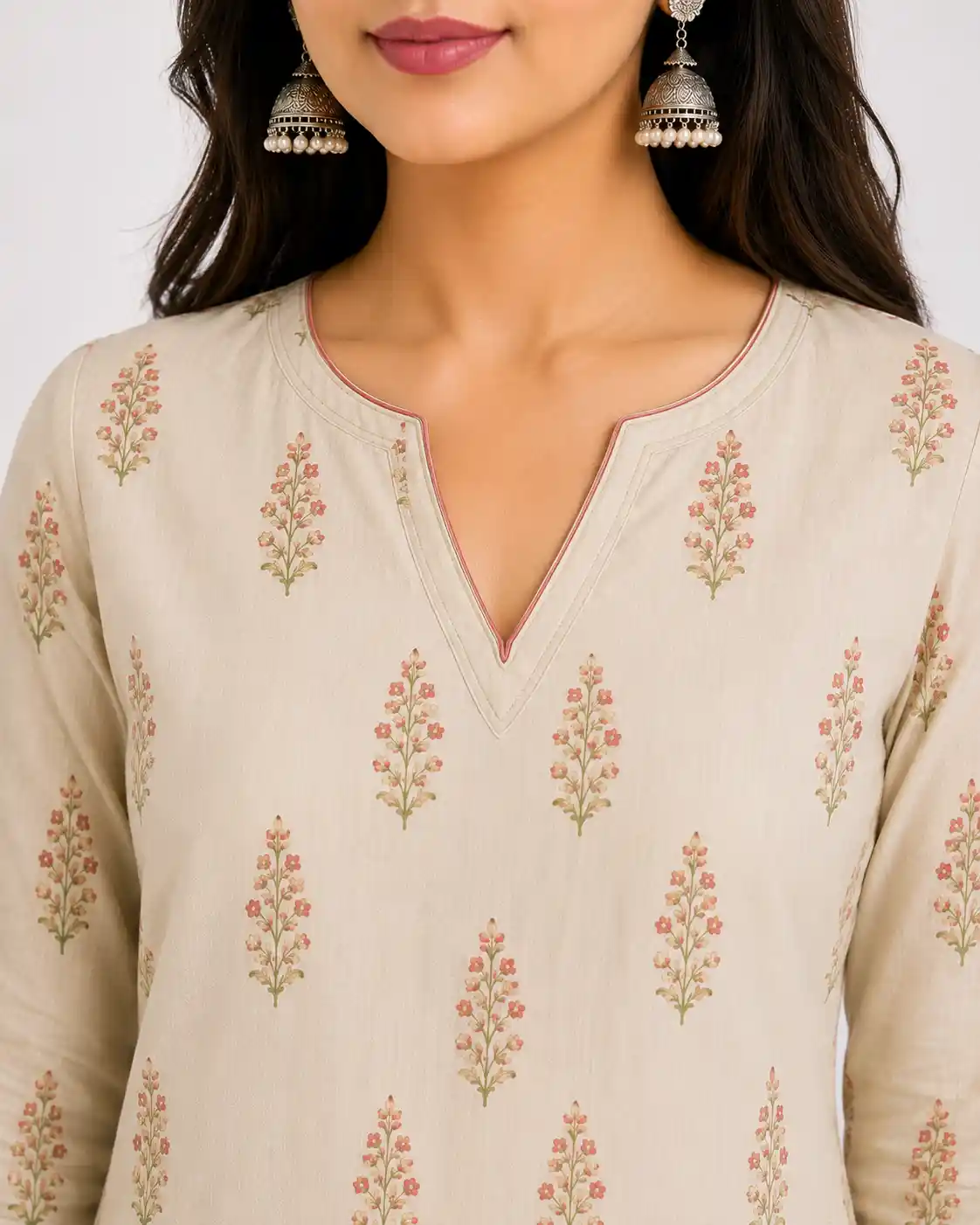 Notched V-Neck